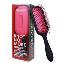 Alan Truman Knot No More Detangling & Hair Care Brush - Pink Hot Glare