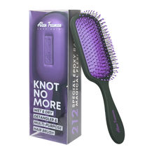 Alan Truman Knot No More Detangling & Hair Care Brush - Playful Purple