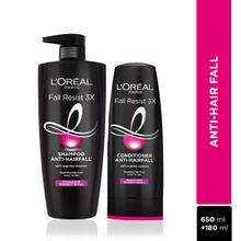 L'Oreal Paris Fall Resist 2 Step Combo for Hair Fall Control - Shampoo + Conditioner
