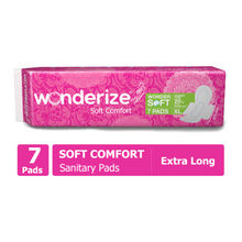 Wonderize Soft Comfort (XL) - 7 Cotton Sanitary Pads with Soft Cottony Cover