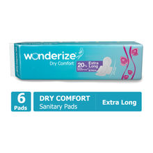 Wonderize Dry Comfort (XL) - 6 Sanitary Pads for Ultimate Dry Feeling