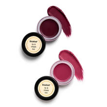 inatur Lip and Cheek Tint Coral and Port Wine with Shea Butter and Organic