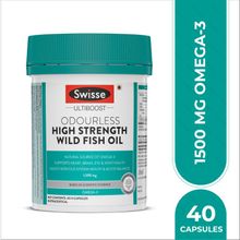 Swisse Ultiboost Odourless Wild Fish Oil Capsules