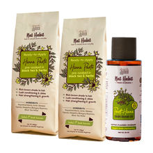 Nat Habit Ready to Apply Henna Paste Pack for 25% Richer Stain, Hair Colour - Dark Chocolate Brown