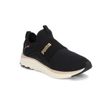 Puma Softride Sophia Slip-On Women Black Running Shoes