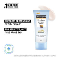 Neutrogena Ultrasheer SPF50+ PA+++ Ultra Light Moisturizing Face Sunscreen For Dry & Oily Skin