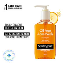 Neutrogena Oil Free Acne Cleansing Face Wash with 2% Salicylic Acid for Acne Prone & Oily Skin