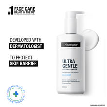 Neutrogena Ultra Gentle Creamy Face Cleanser Moisturizing Face Wash for Dry, Oily, Sensitive Skin
