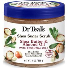 Dr Teal's Shea Sugar Body Scrub Shea Butter With Almond Oil With Essential Oils