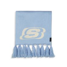 SKECHERS Blue Unisex Reversible Scarf