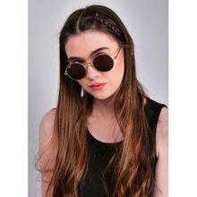 MAGNEQ Round Shaped Silver UV Protected Polarized Unisex Sunglasses MG 8343/S C4