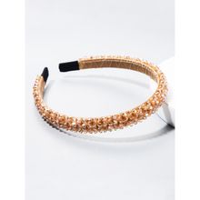 Yellow Chimes Hair Band Crystal Rhinestone Headband