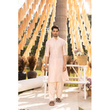 Chhavvi Aggarwal Nude Pink Kurta (Set of 2)