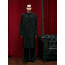 ITRH Black Cystal Negro Glitz Kurta And Pants (Set of 2)