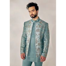 Jatin Malik The Chateau Groom Short Jacket (Set of 3)