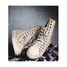 Kavith Sainaani Beige Distressed Tall Sneakers (Pack of 2)