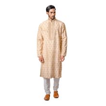 Krishna Mehta Biscuit Block Printed Kurta (Set of 2)