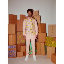 Nirmooha Kurta with Straight Pant and Multicolor Nehru Jacket (Set of 3)