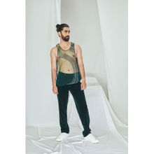 Nirmooha Emerald Tank Top with Cording Detailing