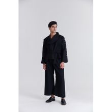 No Grey Area Black Robe Jacket