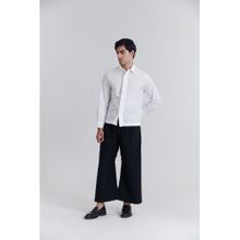No Grey Area Lily Bloom Boxy Fit White Shirt