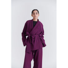 No Grey Area Purple Robe Jacket