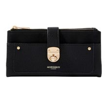 Accessorize London Women'S Faux Leather Black Freya Wallet Purse