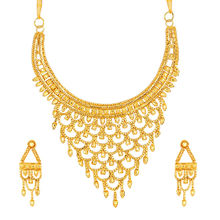 Anika's Creations Traditional Gold Plated Jewellery Set