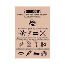 Svacch Disposal Bag for Sharp Objects (Pack of 50)