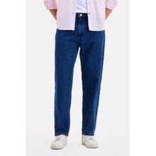 Snitch Blue Acid Wash Relaxed Casual Jeans for Men