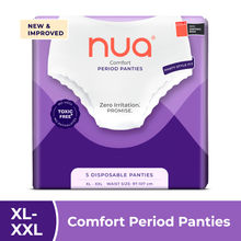 Nua Comfort Period Panties (XL-XXL) - Pack of 5 - Disposable