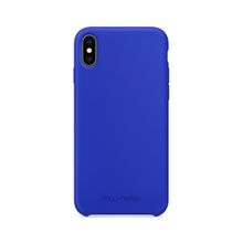 Macmerise Silicone Phone Case Blue - Silicone Phone Case for iPhone XS Max
