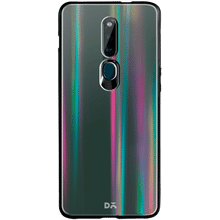 DailyObjects Dark Green Holographic Glass Case Cover For Oppo F11 Pro