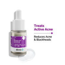 The Derma Co 2% Salicylic Acid Serum With Witch Hazel & Willow Bark For Active Acne Day+Night
