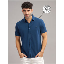 Parcel Yard Men Airforce Self Design Shirt with Collar