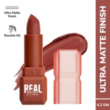 Mila Beauté Real Matte Lipstick Long Lasting & Enriched - 03 Coffee Foam