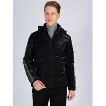 Lure Urban Men's Black Winter Wear Puffer Hooded Jacket