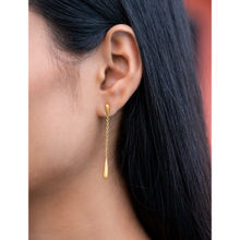 Shaya by CaratLane Flowing Through Life Earrings in Gold Plated 925 Silver