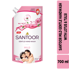 Santoor Lotus & Tulsi Mild Gentle Hand Wash