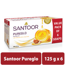 Santoor Glycerine Pureglo Soap - Pack Of 6