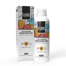 FURR Body Sunscreen With SPF 50 PA+++ No white-cast, Non Greasy & Water Resistant (100ml)