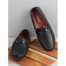 Metro Men Casual Black Loafers