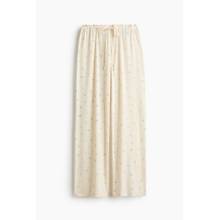 H&M Women White Pointelle Pyjama Bottoms