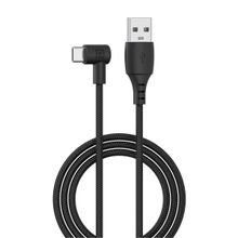 Portronics Konnect HD Type C Cable with 3A Fast Charging, 1.2 Meter(Black)