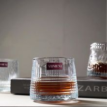 The Artment Modern Art Sparkling Spinny Drinking Glasses (Pack of 4)