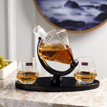 The Artment Savant Diamond Whiskey Decanter - 350 ml (Pack of 4)