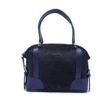Clotche Solid Blue Structured Hand Bag