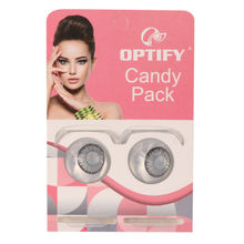 Optify Candy Pack Colored Contact Lenses Zero Power - Sterling Grey