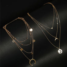 YouBella Set Of 2 Gold-Plated Layered Chains