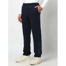 GAP Men Navy Blue Brand Logo Track Pant